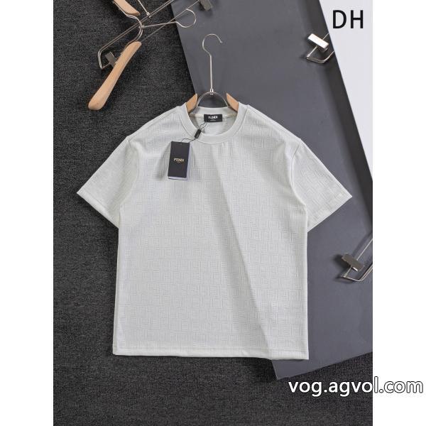 偽 ブランド 話題のブランドカワイイ雰囲気半袖TシャツFENDI