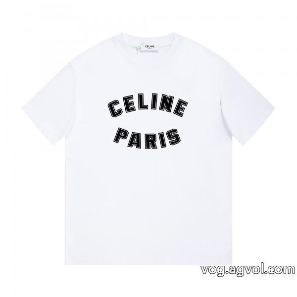 半袖TシャツCELINEブランド コピー 販売 清潔感の高い新品日本完売