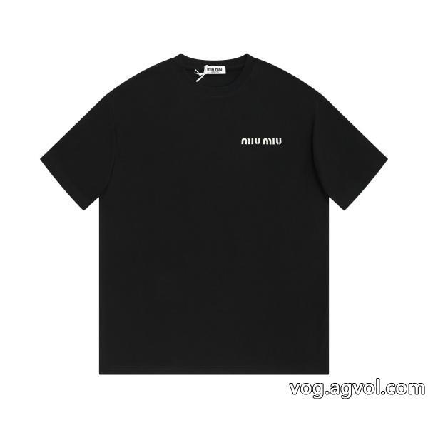 半袖TシャツMIUMIUスーパー コピー 品今年流大人っぽさ定番人気