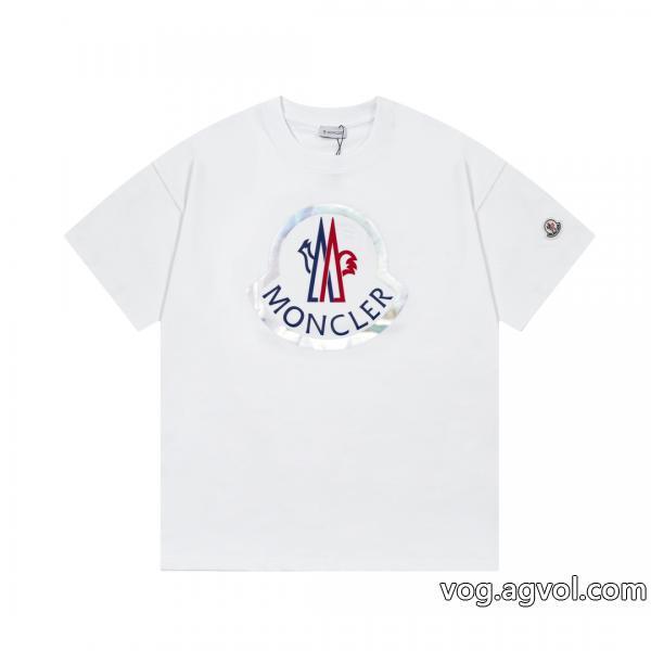 モンクレール半袖Tシャツ偽物 ブランド ショップ限定モデル注目夏新作