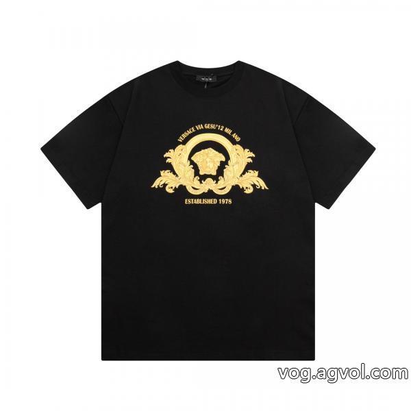 半袖Tシャツブランド 激安VERSACE着まわし抜群カラーファッションの最先端！