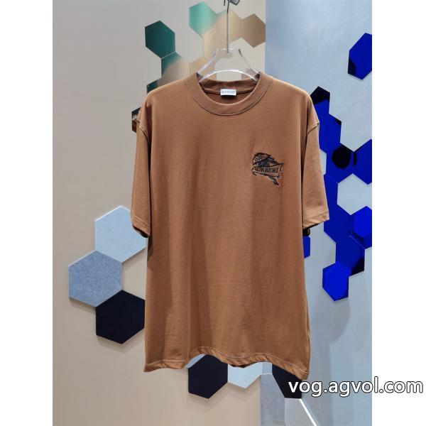 万能アイテム最新で完売確実バーバリー半袖Tシャツスーパー コピー 品