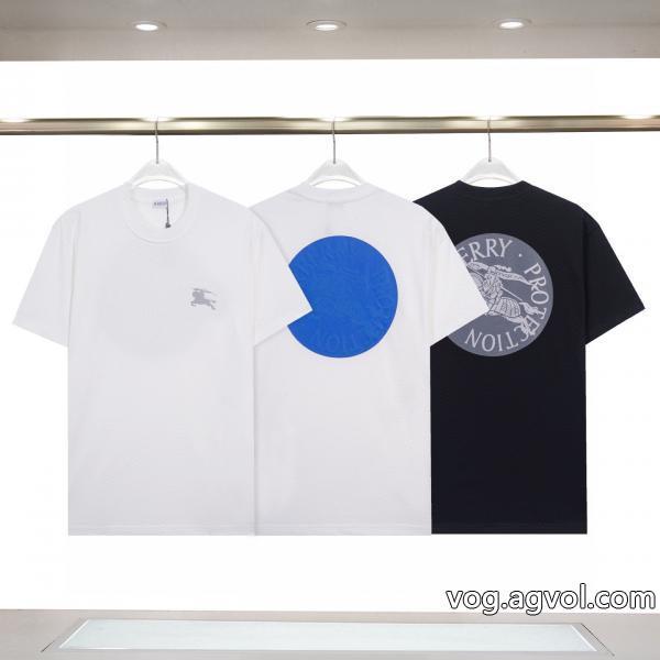 BURBERRYスーパー コピー ブランド 専門夏に爆発的な人気優秀なアイテム半袖Tシャツ