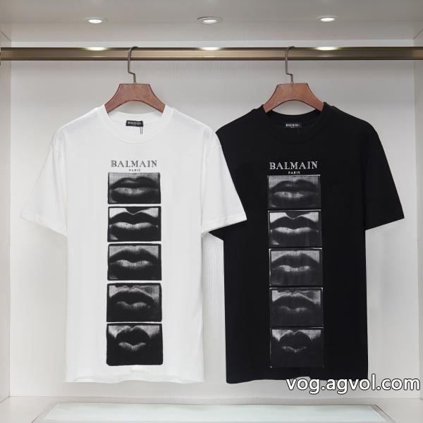半袖Tシャツスーパー コピー 販売BALMAIN雑誌掲載夏の王道　適度な上品さ