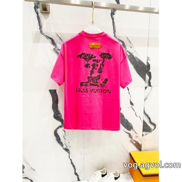 半袖Tシャツブランド フェイクLOUIS VUITTON知的優秀アイテムファッション感満々