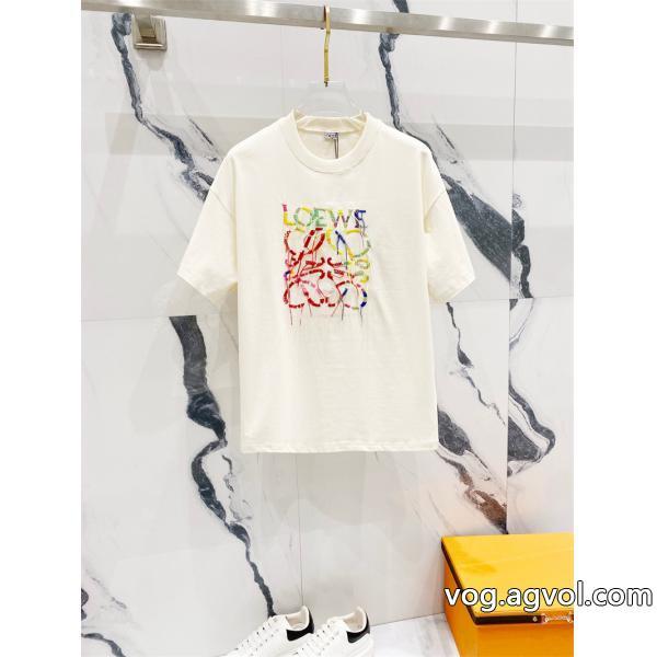 LOEWEブランド コピー 優良半袖Tシャツ夏に爆発的な人気愛用ブランド