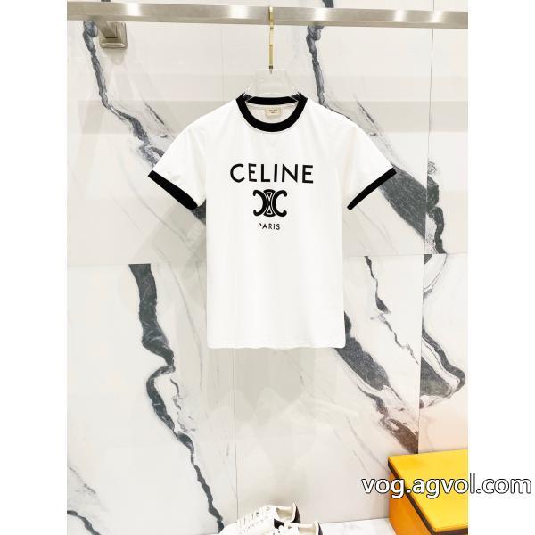 偽 ブランドセリーヌ半袖Tシャツ新作セール価格でゲット2026新作限定