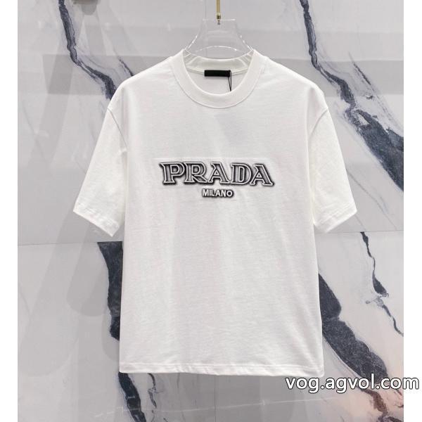 コピー 商品 通販半袖TシャツPRADA完売続出透け感の持つ涼しげな印象