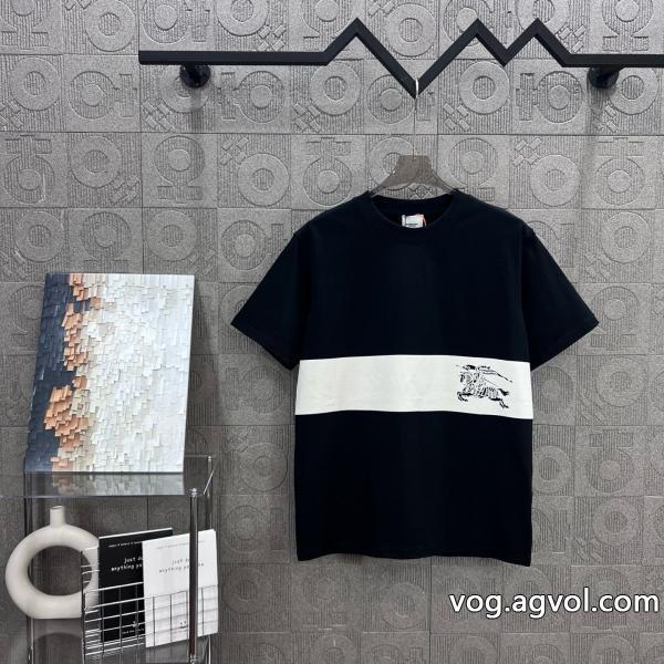 BURBERRY最安値周りの視線を圧倒する新作半袖Tシャツコピー 商品 ブランド