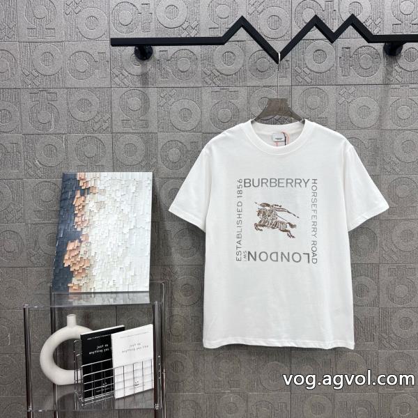 スーパー コピー  大人OK2026SS透け感の持つ涼しげな印象BURBERRY半袖Tシャツ