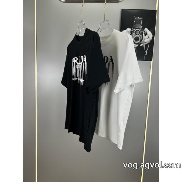 雑誌掲載高い品質を誇る半袖Tシャツプラダスーパー コピー 通販 優良