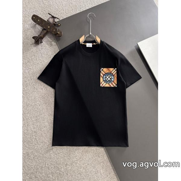 都会的な印象のスタイル高級感も漂いコピー ブランド 販売BURBERRY半袖Tシャツ