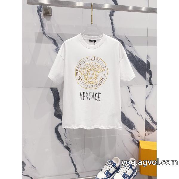 最安に挑戦2026到着済VERSACE半袖Tシャツスーパー コピー 安心 
