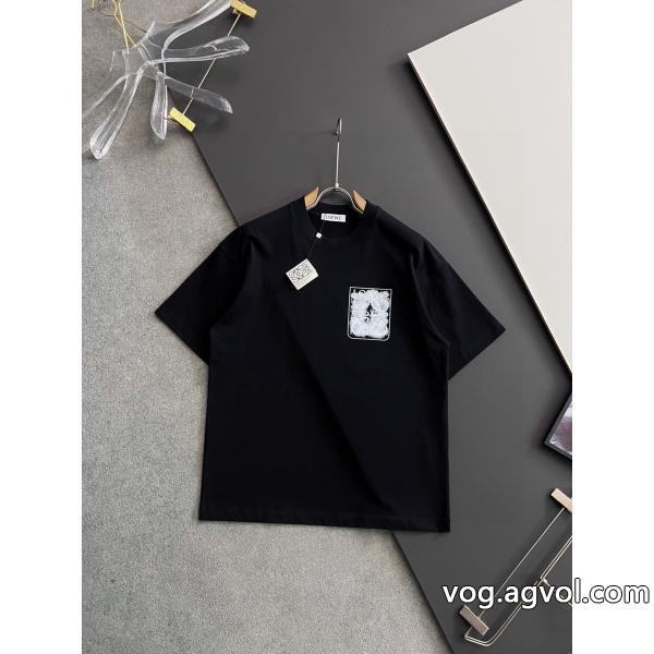 LOEWE半袖Tシャツクラシックな雰囲気のトップスリッチな印象に偽 ブランド 