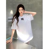 ALEXANDER WANG在庫数限定NEW!国内完売ブランド コピー 着払い半袖Tシャツ