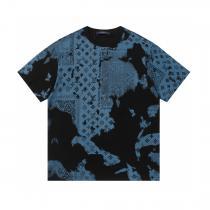偽 ブランド 通販一流の憧れブランド通気性と吸汗性に優れ半袖TシャツLOUIS VUITTON