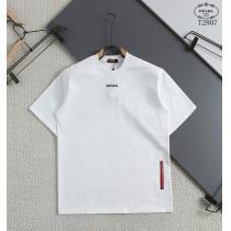 2025の流行りトップスギフト最適半袖Tシャツプラダブランド 品 激安 通販