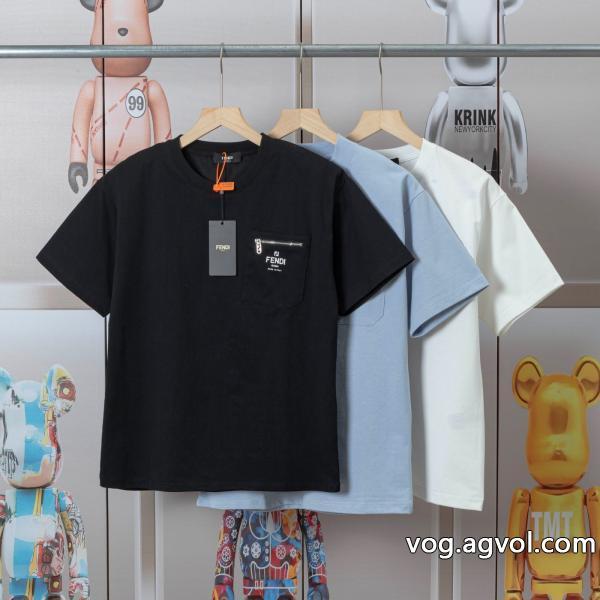ブランド スーパー コピー 優良FENDIカッコカワイイ格好良い半袖Tシャツ