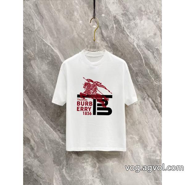 通勤の定番夏らしい爽やかさ半袖TシャツBURBERRYブランド コピー  