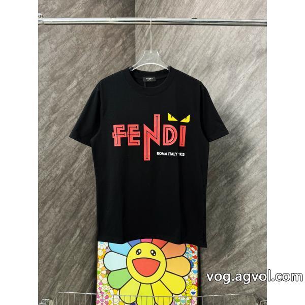 通販 ブランドフェンディ著名人愛用人気沸騰中半袖Tシャツ