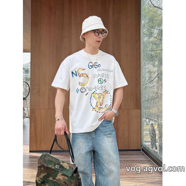 LOUIS VUITTONブランド 通販半袖Tシャツ人気沸騰中高級感漂う
