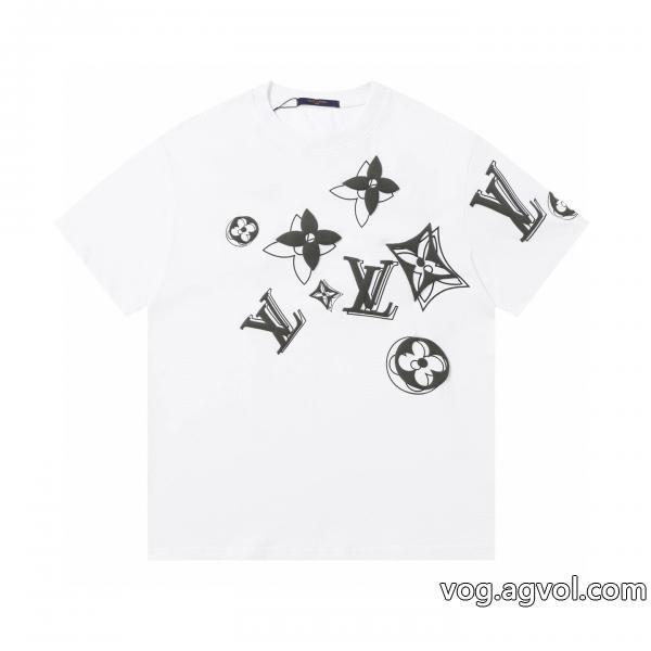 ブランド コピー 品2026最新作抜け感スゴイルイ ヴィトン半袖Tシャツ