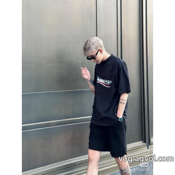 海外大人気人気確定 半袖Tシャツbalenciaga偽物 ブランド ショップ