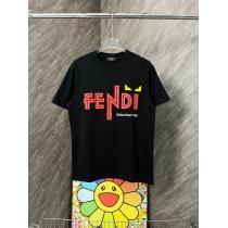 通販 ブランドフェンディ著名人愛用人気沸騰中半袖Tシャツ