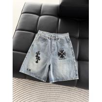 根強い人気定番商品今年流大人っぽさデニムパンツブランド フェイクCHROME HEARTS