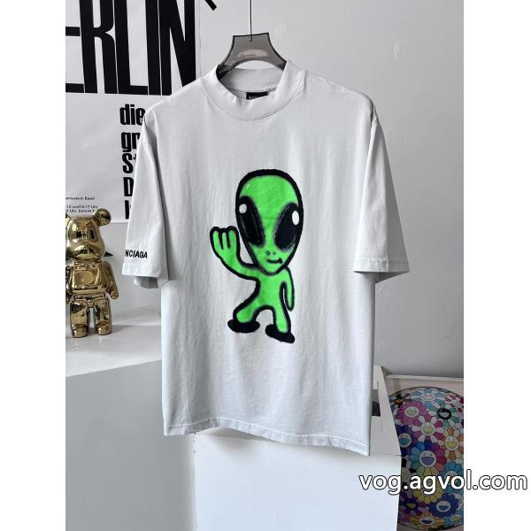 韓国ファッション存在感は抜群ブランド 通販 激安半袖Tシャツbalenciaga