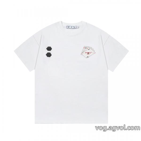 コピー ブランド 販売在庫あり即発ファッションの最先端！オフホワイト半袖Tシャツ