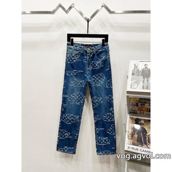 定番人気商品夏のフレッシュな気分にブランド 偽物 激安 通販LOUIS VUITTONジーンズ