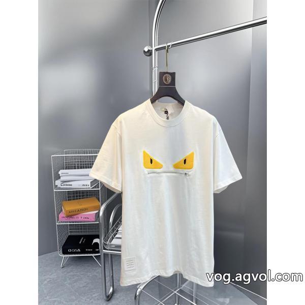 コピー ブランド 通販半袖Tシャツ早期完売2026年トレンド感が強いフェンディ