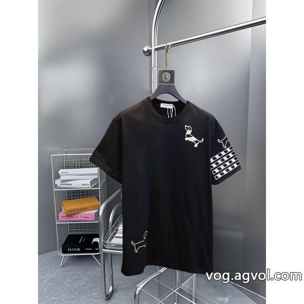 THOM BROWNE人気話題夏が待ちきれないブランド新作ブランド コピー  半袖Tシャツ