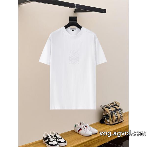 ロエベ半袖Tシャツ最新の2026アイテム上品で優しい雰囲気に偽物 ブランド