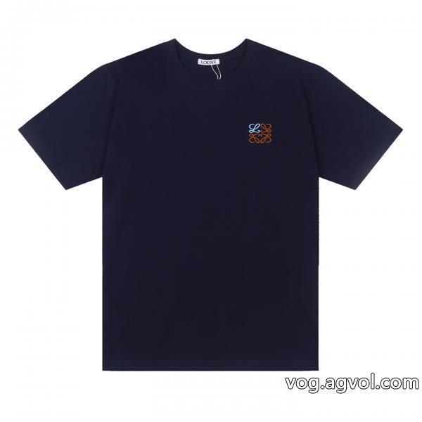 旬の気分を絶妙に高級感が好評です半袖TシャツLOEWEブランド コピー 販売 