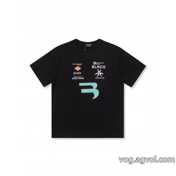 バレンシアガ洗練された印象最新話題沸騰中コピー 商品 ブランド半袖Tシャツ