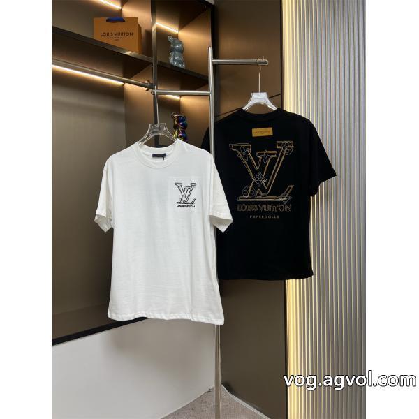 個性的なスタイリング最新人気　話題沸騰中半袖Tシャツ通販 ブランドLOUIS VUITTON