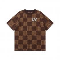 お洒落な印象に23SS 異素材半袖TシャツLOUIS VUITTON激安 通販 専門