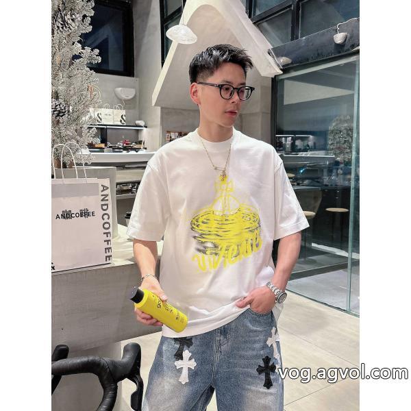 偽 ブランド VIVIENNE WESTWOODトレンドを追求した新作最大の魅力半袖Tシャツ