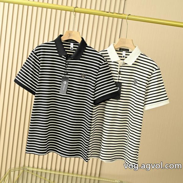 VERSACE半袖POLOTシャツ優しげ人気アイテム在庫あり即発ブランド レプリカ