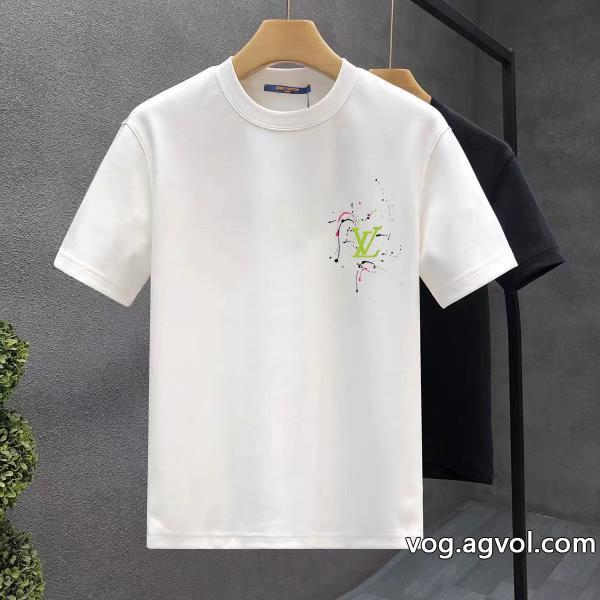 カジュアルの定番スタイルUP効果ありブランド 品 コピー半袖TシャツLOUIS VUITTON