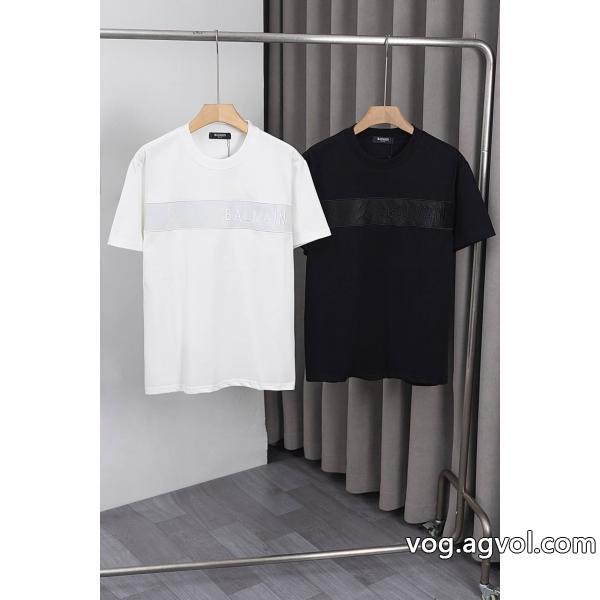 BALMAIN半袖Tシャツ夏に最強アイテム今流行ブランド コピー 激安