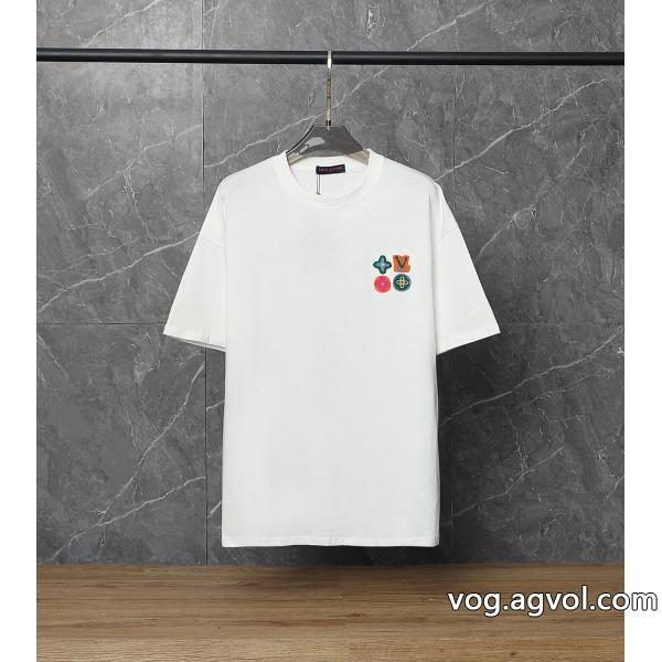 LOUIS VUITTON透け感優しいお洒落さんの愛用率が高いブランド コピー 専門半袖Tシャツ