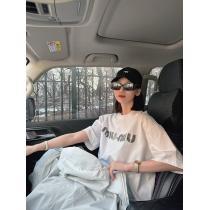ブランド 通販 激安半袖TシャツMIUMIU完売間近清涼感とカジュアルスタイル