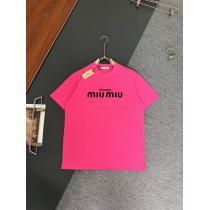 激安 通販 ブランド半袖Tシャツ高級感も漂い必需品MIUMIU