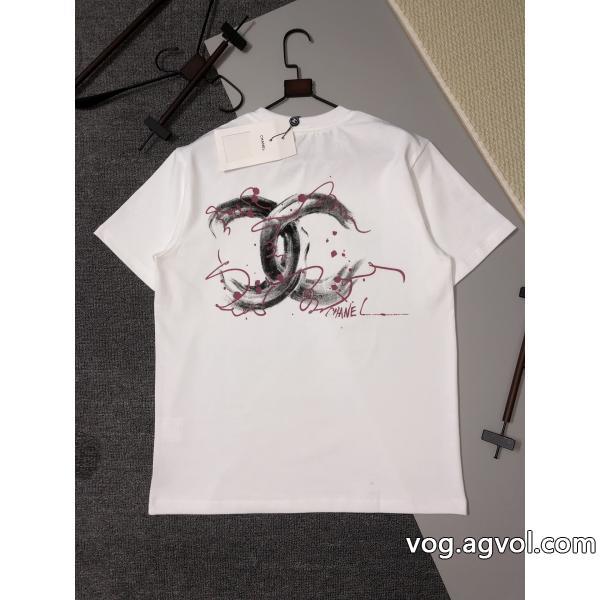 大人気オリジナルVIPセールで破格ブランド コピー 販売 CH半袖Tシャツ