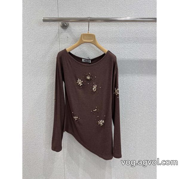 ブランド スーパー コピー 通販長袖TシャツMIUMIU完売必須　限定SALE注目夏新作