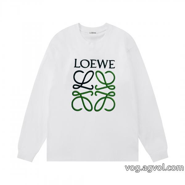 LOEWE最高のエレガント映え度MAXコピー 商品 通販長袖Tシャツ