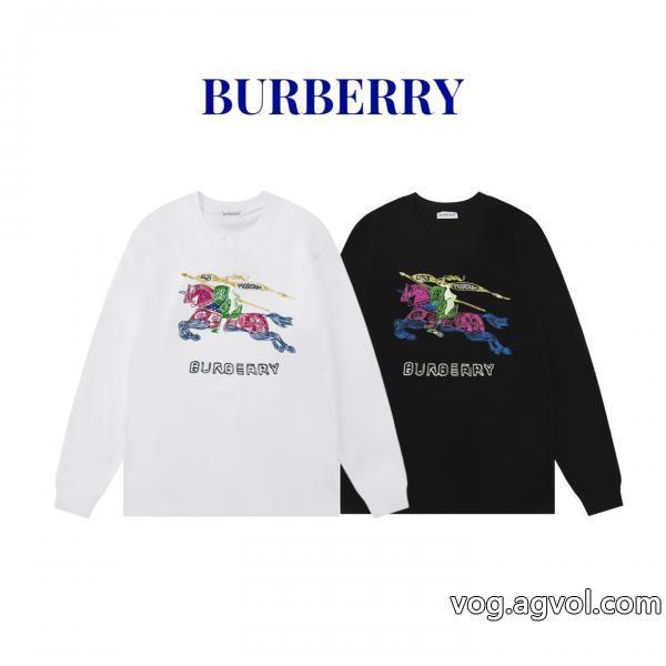 BURBERRYSS25限定版期間限定価格ブランド コピー ショップ長袖Tシャツ